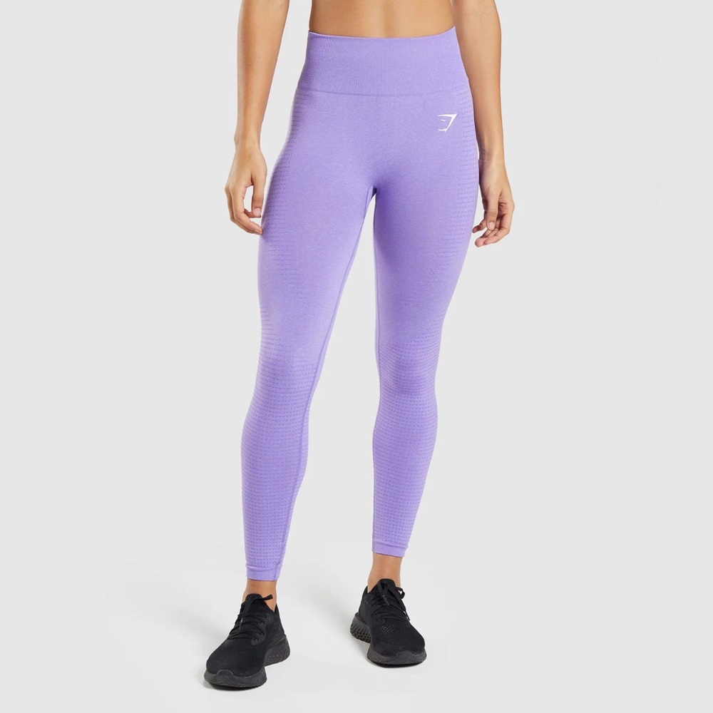 Gymshark Vital Seamless 2.0 Legging - Bright Purple Marl